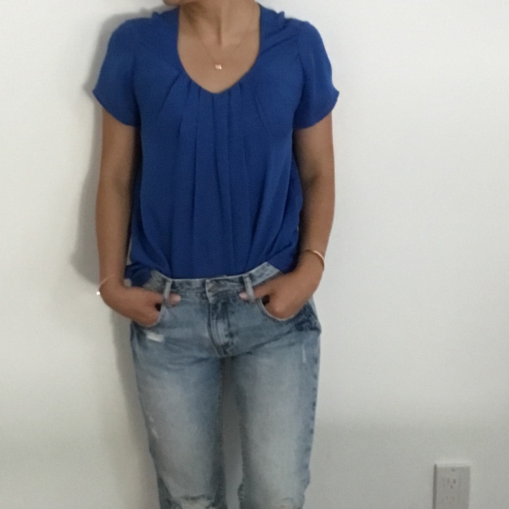 Joie silk short sleeve blouse